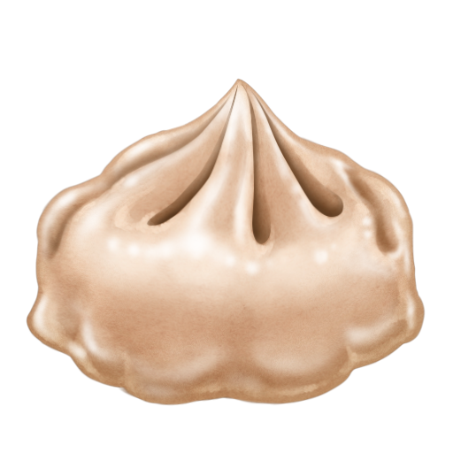 dumpling as rendered by Emojipedia