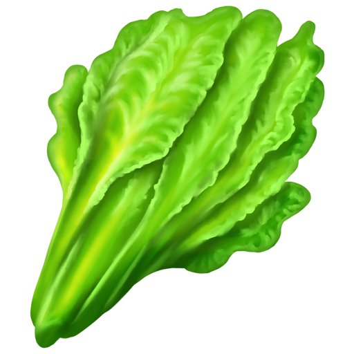 leafy green as rendered by Emojipedia