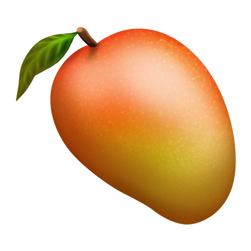 mango as rendered by Emojipedia