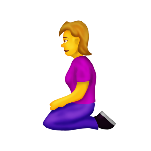 Woman Kneeling, the design in this release