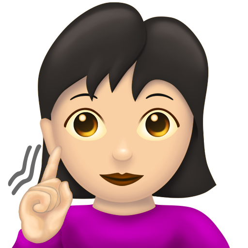 Deaf Woman: Light Skin Tone, the design in this release