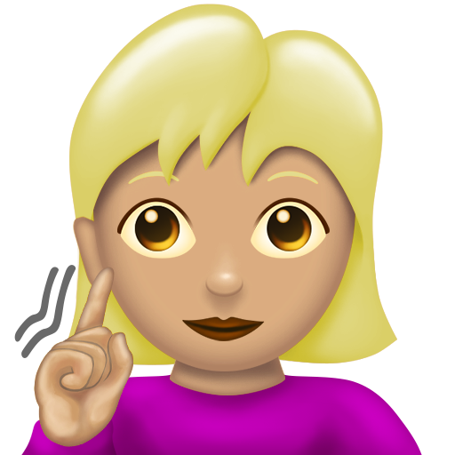 Deaf Woman: Medium-Light Skin Tone, the design in this release