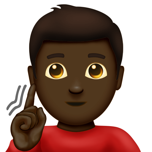 Deaf Man: Dark Skin Tone, the design in this release