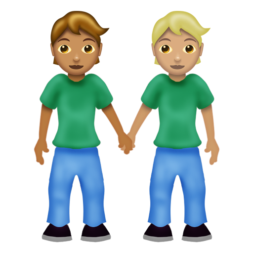 People Holding Hands: Medium Skin Tone, Medium-Light Skin Tone, the design in this release