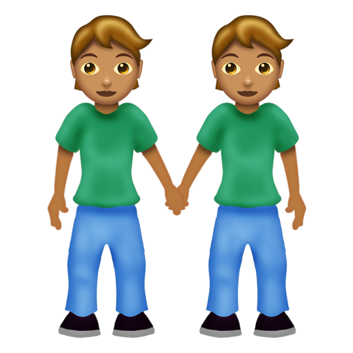People Holding Hands: Medium Skin Tone, the design in this release