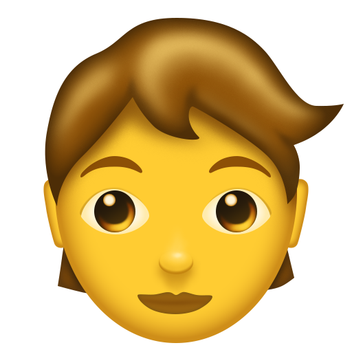 persona adulta as rendered by Emojipedia