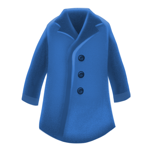 coat as rendered by Emojipedia