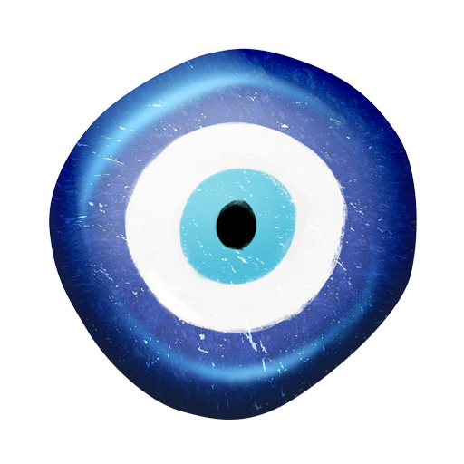 nazar amulet as rendered by Emojipedia