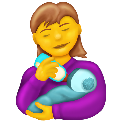 Woman Feeding Baby, the design in this release