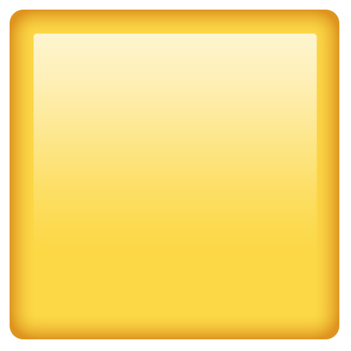 yellow square as rendered by Emojipedia