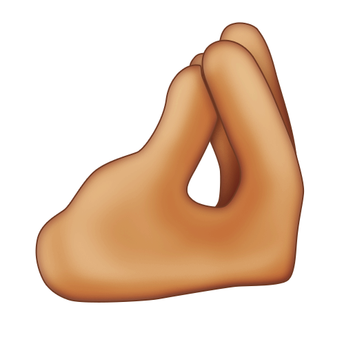 Pinched Fingers: Medium Skin Tone, the design in this release