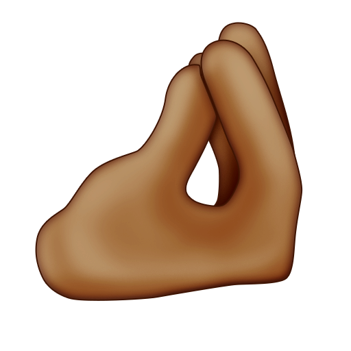 Pinched Fingers: Medium-Dark Skin Tone, the design in this release