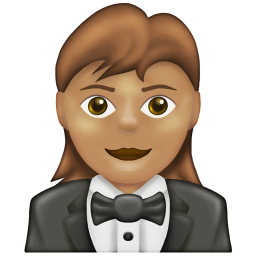 Woman in Tuxedo: Medium Skin Tone, the design in this release