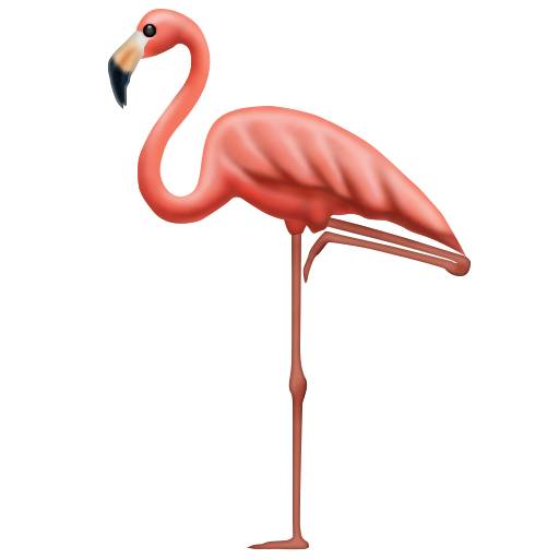 fenicottero as rendered by Emojipedia
