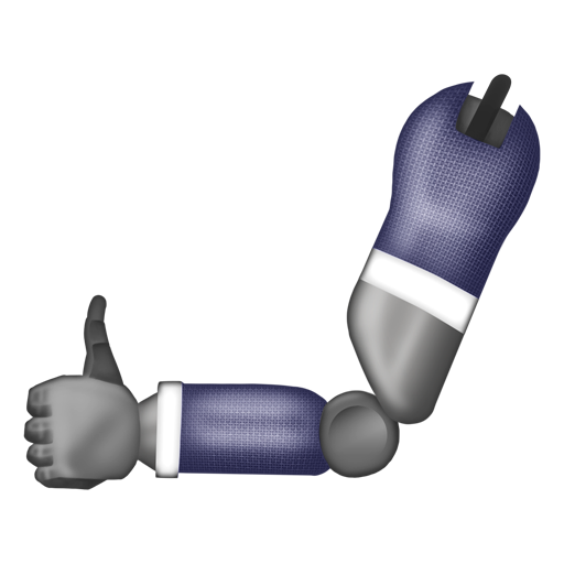 mechanical arm as rendered by Emojipedia