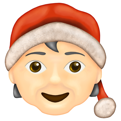 Mx Claus: Light Skin Tone, the design in this release