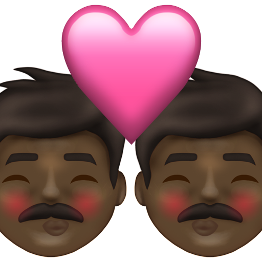 Kiss: Man, Man, Dark Skin Tone, the design in this release