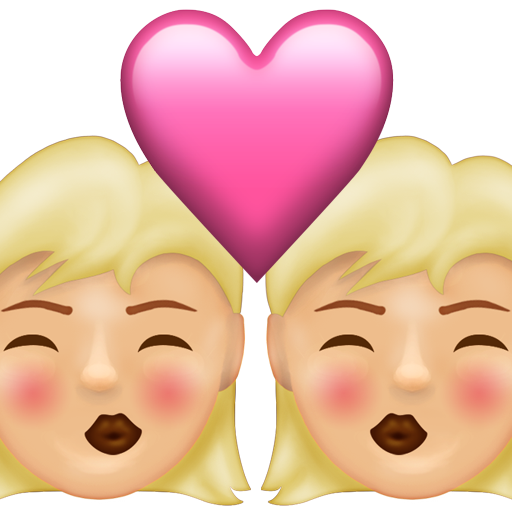 Kiss: Woman, Woman, Medium-Light Skin Tone, the design in this release