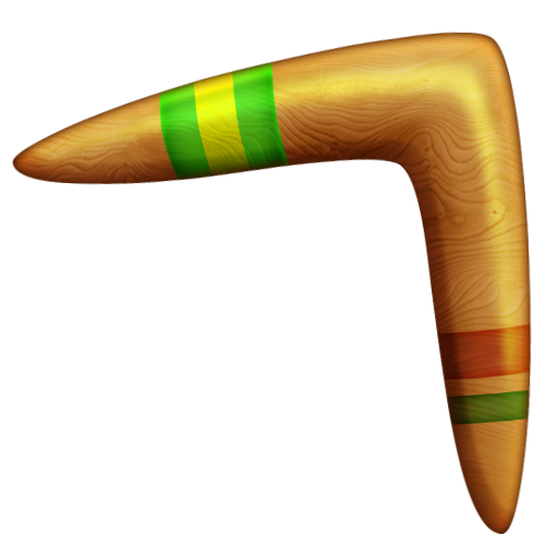 boomerang as rendered by Emojipedia