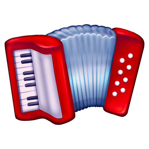 accordion as rendered by Emojipedia