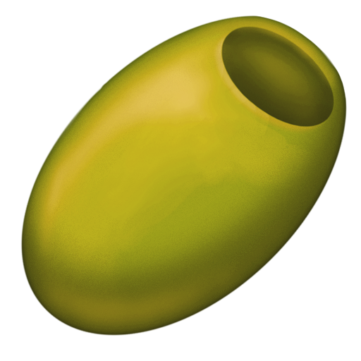 olive as rendered by Emojipedia