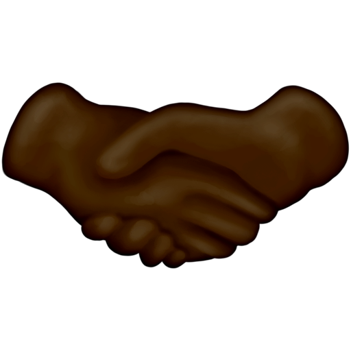 Handshake: Dark Skin Tone, the design in this release