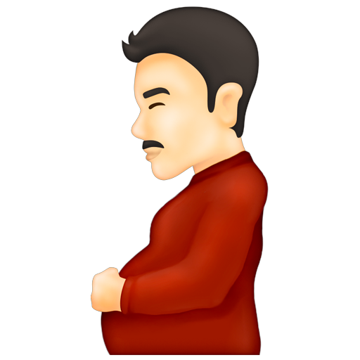 Pregnant Man: Light Skin Tone, the design in this release