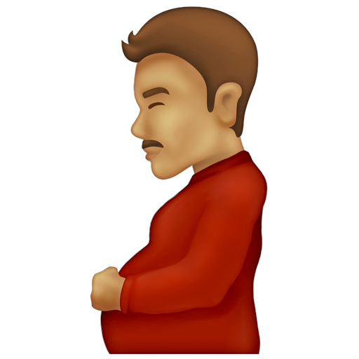 Pregnant Man: Medium Skin Tone, the design in this release