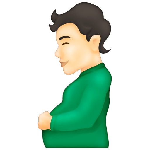 Pregnant Person: Light Skin Tone, the design in this release