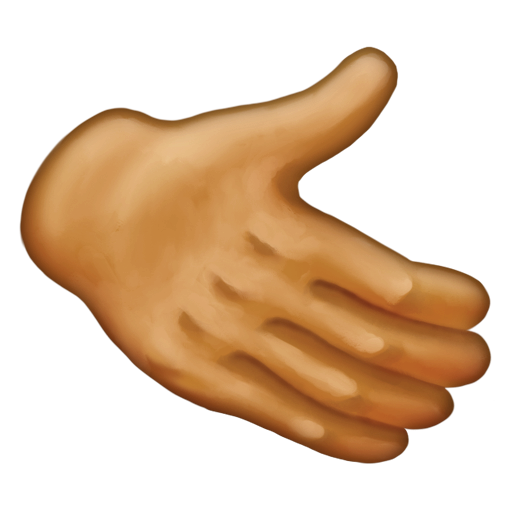 Rightwards Hand: Medium Skin Tone, the design in this release