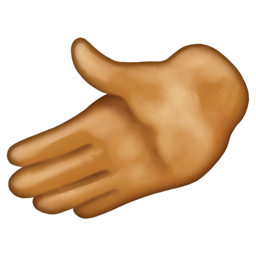 Leftwards Hand: Medium Skin Tone, the design in this release