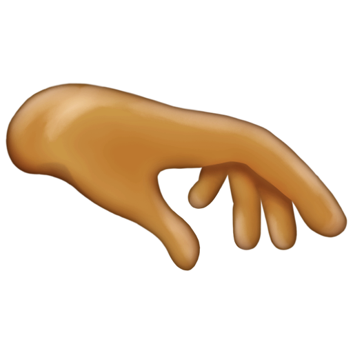 Palm Down Hand: Medium Skin Tone, the design in this release