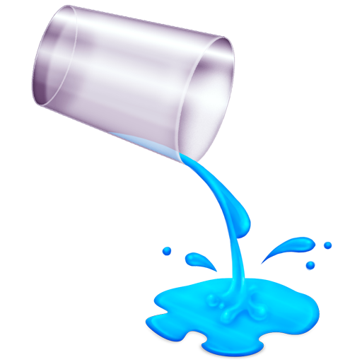 pouring liquid as rendered by Emojipedia
