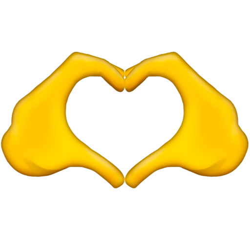 mains qui forment un cœur as rendered by Emojipedia