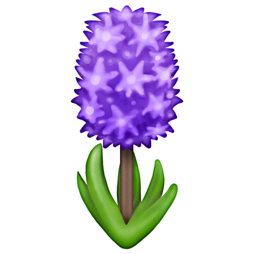 hyacinth as rendered by Emojipedia