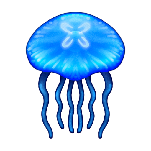 jellyfish as rendered by Emojipedia