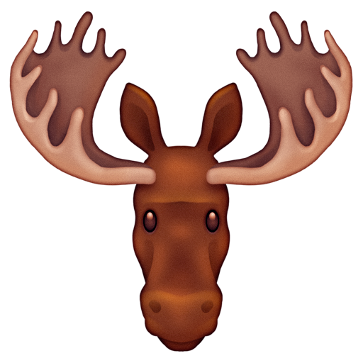moose as rendered by Emojipedia