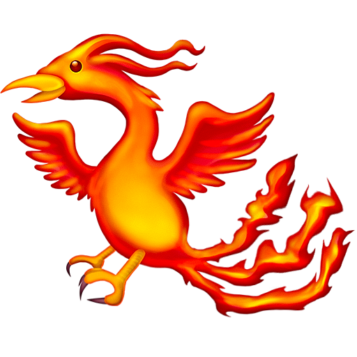 phoenix as rendered by Emojipedia