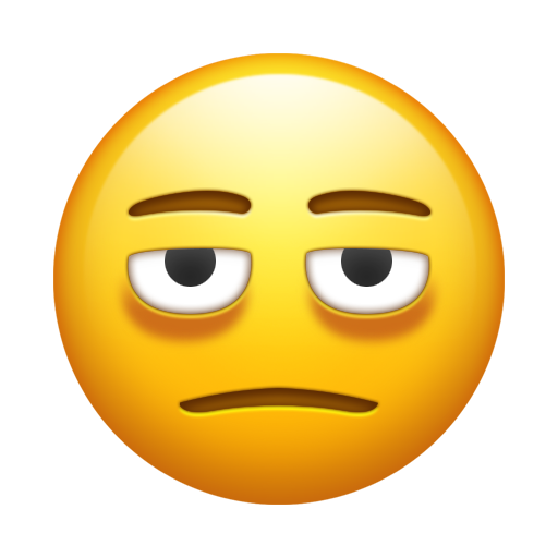 Face with Bags Under Eyes, the design in this release