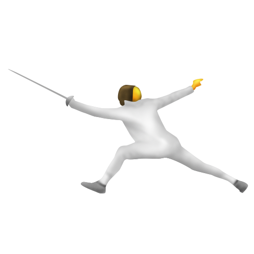 Person Fencing, the design in this release
