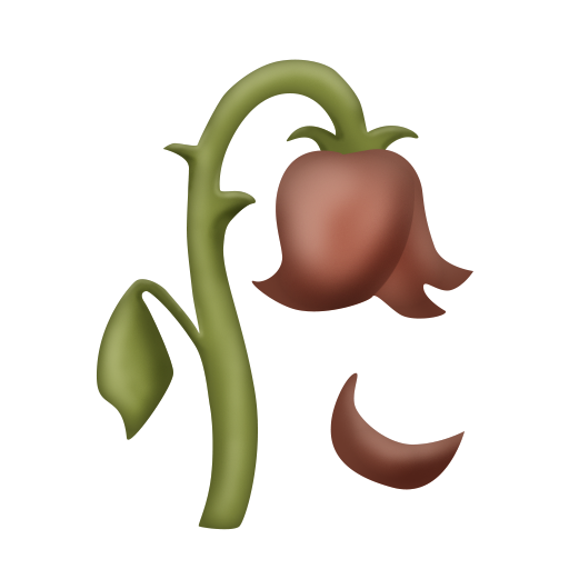 Wilted Flower, the design in this release