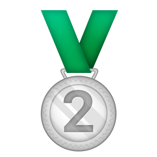 2nd Place Medal, the design in this release