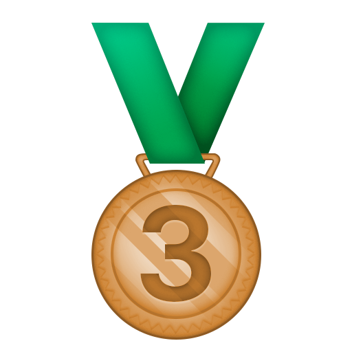 3rd Place Medal, the design in this release