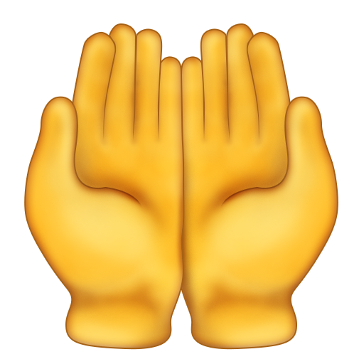 Palms up Together, the design in this release