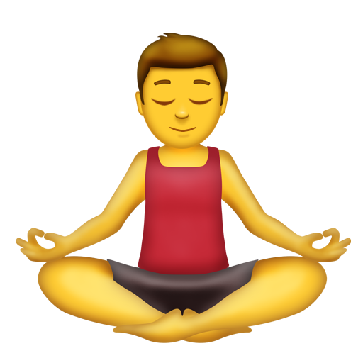 Man in Lotus Position, the design in this release