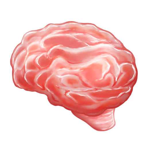 Brain as drawn by Emojipedia in 5.0