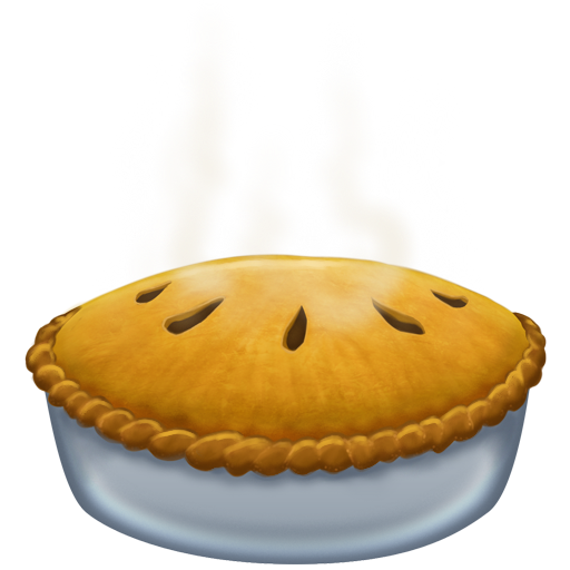 Pie as drawn by Emojipedia in 5.1