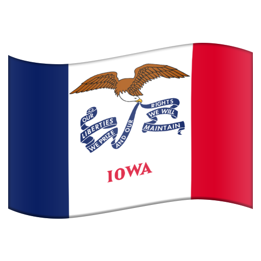 Flag for Iowa (US-IA), the design in this release