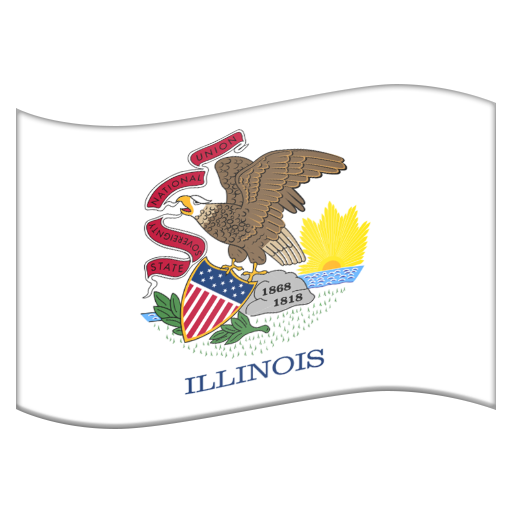 Flag for Illinois (US-IL), the design in this release
