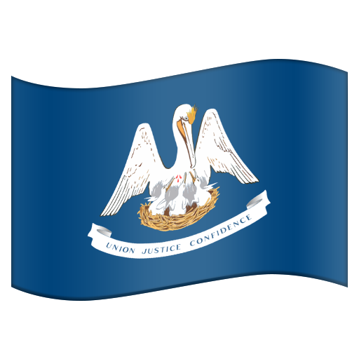 Flag for Louisiana (US-LA), the design in this release